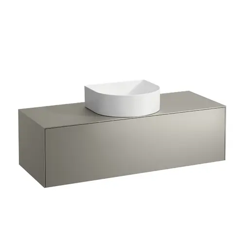 Tiroir Sonar courant, 1 tiroir, adapté aux cuvettes des lavabos 812340, 812341, 812342, 812343, découpe au milieu pour le lavabo