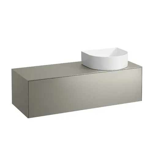 Tiroir Sonar courant, 1 tiroir, adapté aux cuvettes des lavabos 812340, 812341, 812342, 812343, découpe à droite pour le lavabo