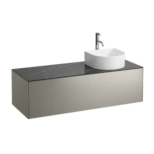 Tiroir Sonar courant, 1 tiroir, adapté aux cuvettes de lavabo 812340, 812341, 812342, 812343, découpe à droite pour le lavabo et le robinet