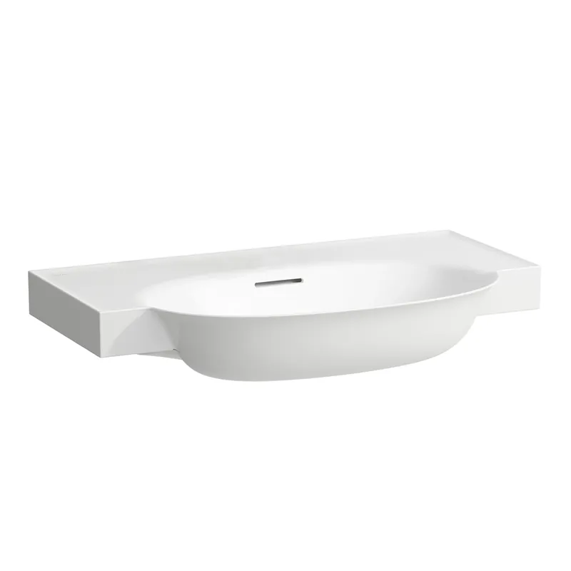 LAUFEN The New Classic lavabo, encastré, avec trop-plein, sans trou pour robinet, 800x480mm