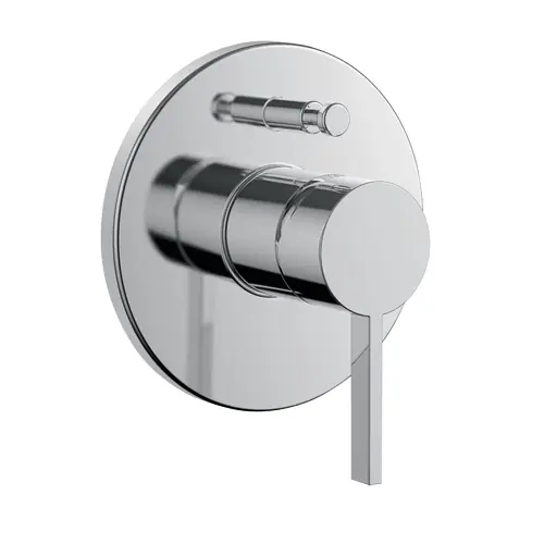 LAUFEN Kartell Set de montage final d‘une main pour mitigeur de bain encastré pour Simibox Standard ou Simibox light, clapet anti-retour de tuyau intégré