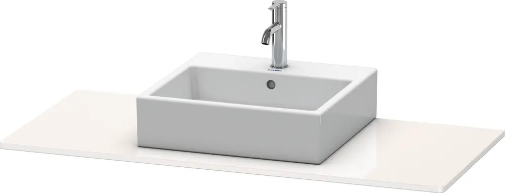 Console Duravit XSquare, 1 découpe, 800x16x550mm