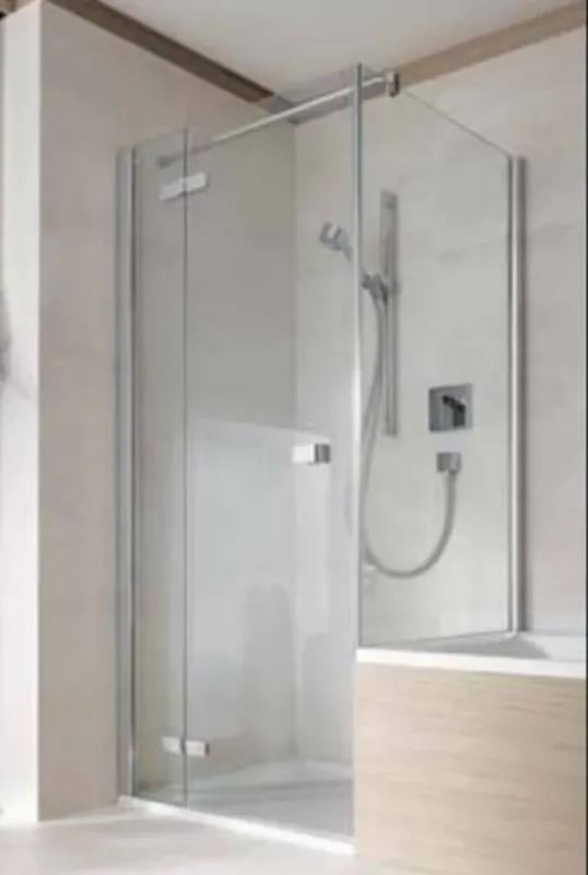 Porte battante Koralle avec panneau fixe pour cloison courte S500Plus TFFKA R 90, 885-900x2000mm