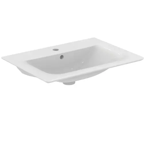 Ideal Standard Connect Air lavabo pour meuble 640mm, 1 trou de robinet, avec trop-plein