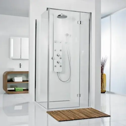 HSK Premium Softcube porte tournante pour paroi latérale, dimensions 120 x 200 cm, butée à droite