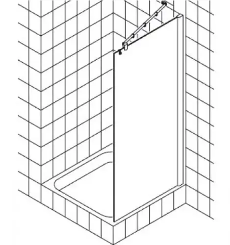Kermi Walk-in WALL PASA XP TWF 09018