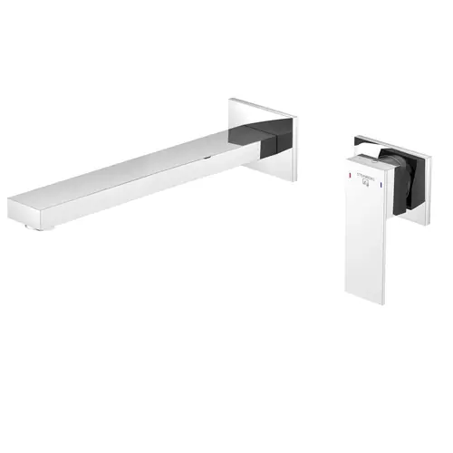 Steinberg Série 160, batterie de lavabo, set complet, corps dencastrement inclus, saillie 250 mm