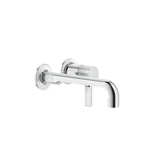 Gessi Inciso kit prêt à poser pour mitigeur monocommande encastré, lavabo avec rosaces simples D65 mm, bec 219-189 mm, sans garniture découlement