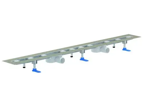 DALLMER caniveau de douche CeraLine Nano F 1300mm, DN 50 hauteur 68mm