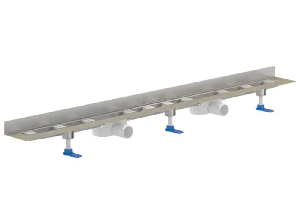 DALLMER caniveau de douche CeraLine Nano W 2000mm, DN 50 hauteur totale 68mm