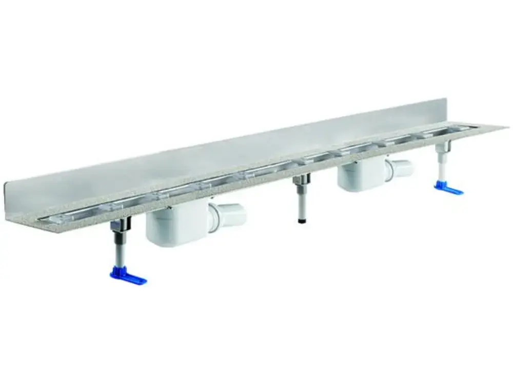 DALLMER caniveau de douche CeraLine W 1800mm, DN 50 hauteur totale 110mm