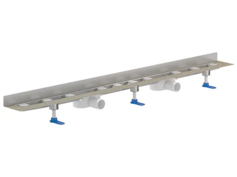 DALLMER caniveau de douche CeraLine Nano W 1900mm, DN 50 Hauteur 68mm
