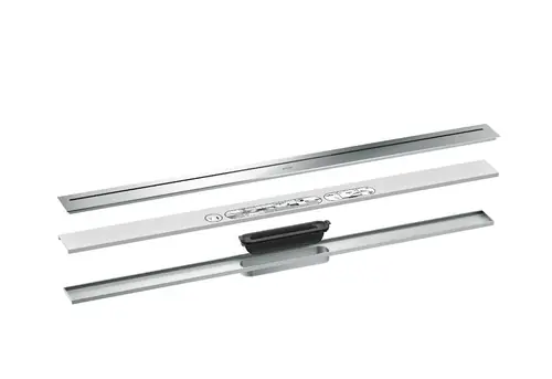 hansgrohe AXOR Drain, set de finition pour caniveau, 1000mm