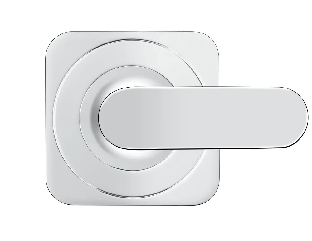 hansgrohe AXOR Citterio mitigeur lavabo 3 trous encastré pour montage mural avec bec verseur 166 mm, béqu‘illes et rosaces