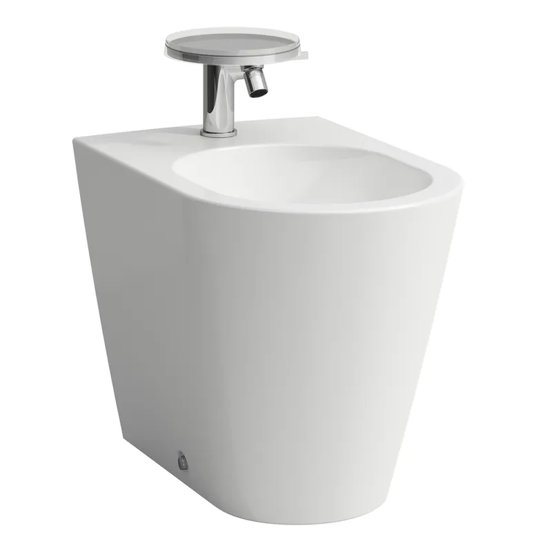 LAUFEN Kartell Bidet sur pied, 1 trou pour robinet, 370x545x430mm