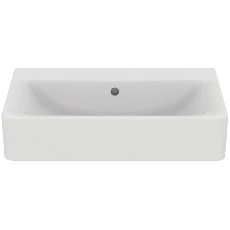 Ideal Standard Connect lavabo, sans trou pour robinet, avec trop-plein, 650x460x175mm