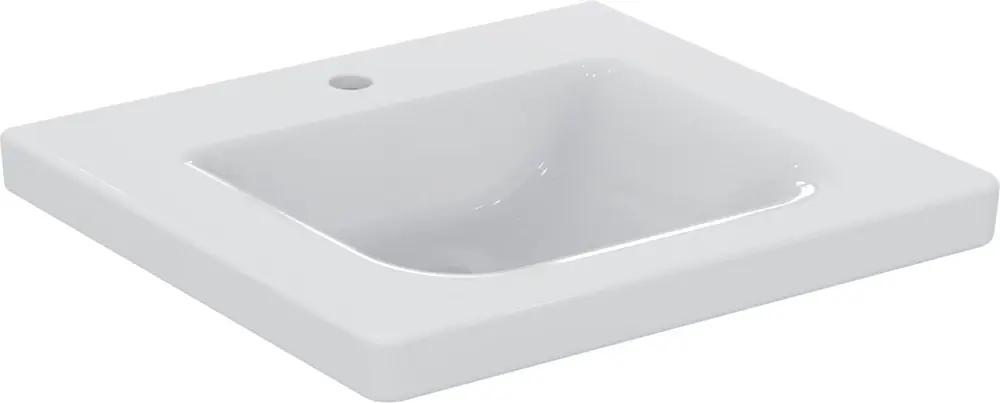 Ideal Standard Connect Freedom lavabo sans barrière, 600mm, 1 trou pour robinet, sans trop-plein