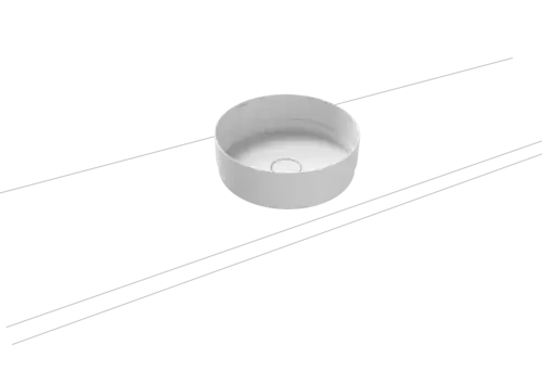 KALDEWEI NUEVA vasque 3191, ronde, diamètre 380mm, sans trop-plein