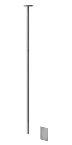 Gessi Gessi316 Flessa, bec plafonnier de lavabo sans contact, à commande électronique, longueur 1600mm, capteur intégré
