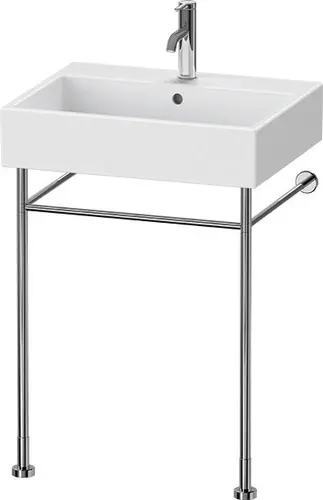 Console métallique Duravit Vero pour 045360 / 460, réglable en hauteur, chromé