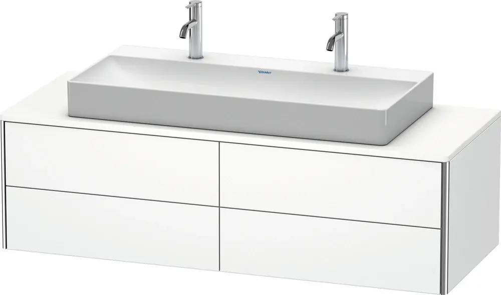 Duravit XSquare Meuble sous-vasque sur console suspendu, 4 tiroirs, 1400x400x548mm