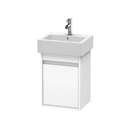 Duravit Ketho bâti-support de lavabo suspendu, 400x550x320 mm, 1 porte, charnières à droite, pour lave-mains Vero 070445