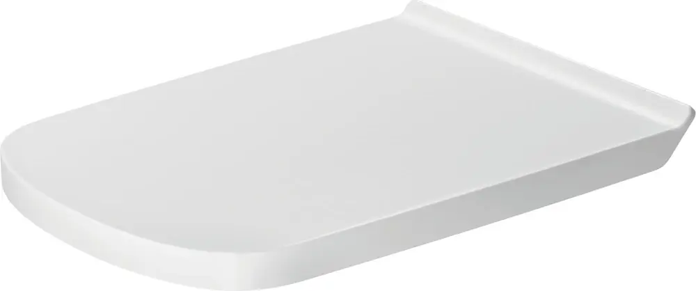 Siège de WC Duravit DuraStyle, version allongée, charnières en acier inoxydable, avec mécanisme de fermeture en douceur