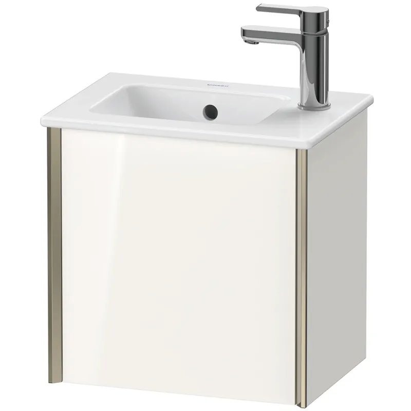 Duravit XViu 4024 Meuble sous-lavabo suspendu, 1 butée de porte gauche, pour lavabo ME by Starck 072343, 410x290 mm