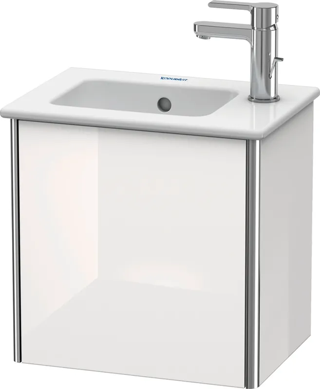 Duravit XSquare Meuble sous-lavabo suspendu, 1 porte butée gauche, 410x400x289mm
