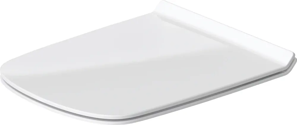 Siège de WC Duravit DuraStyle sans SoftClos, e charnières en acier inoxydable, version allongée, amovible