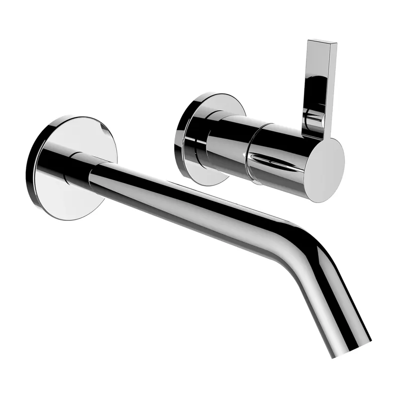 LAUFEN Kartell Mitigeur monocommandé encastré 2 trous pour lavabo Simibox 2-point, bec fixe, saillie 175 mm
