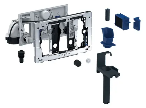 Geberit DuoFresh Module à déclenchement manuel et à encastrer, pour Geberit DuoFresh Stick, pour chasse d‘eau encastrée Sigma 12 cm