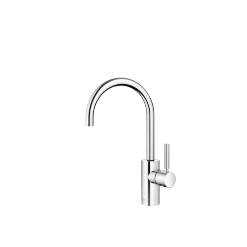 Dornbracht META Mitigeur monocommandé pour lavabos sans vidage, saillie 165mm, bec orientable 360