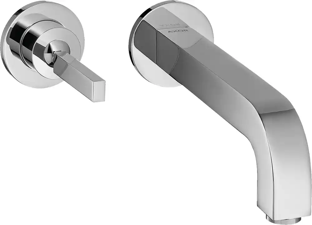 hansgrohe AXOR Citterio mitigeur monocommande de lavabo encastré, rosette pour montage mural, bec 160mm