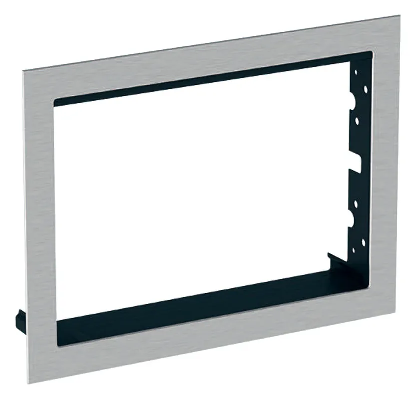 Cadre de montage final Geberit pour lavabo Geberit ONE design flottant, acier inoxydable brossé