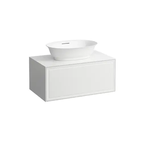 LAUFEN The New Classic Sideboard, 1 tiroir, 775x455x345mm, pour bac de lavage H812852/3