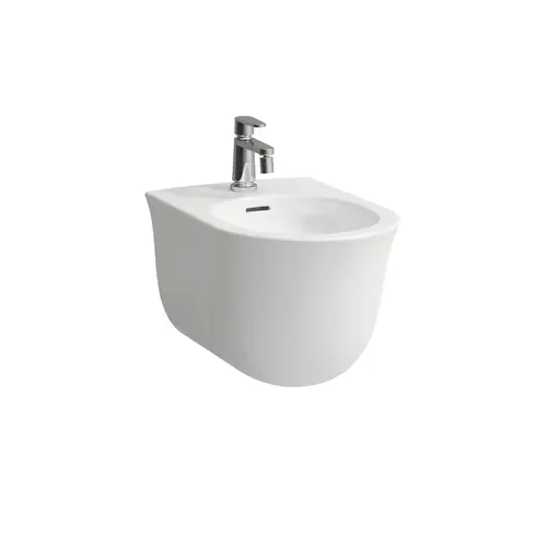 LAUFEN The New Classic bidet mural, 1 trou pour robinet, avec trop-plein, fixation non apparente