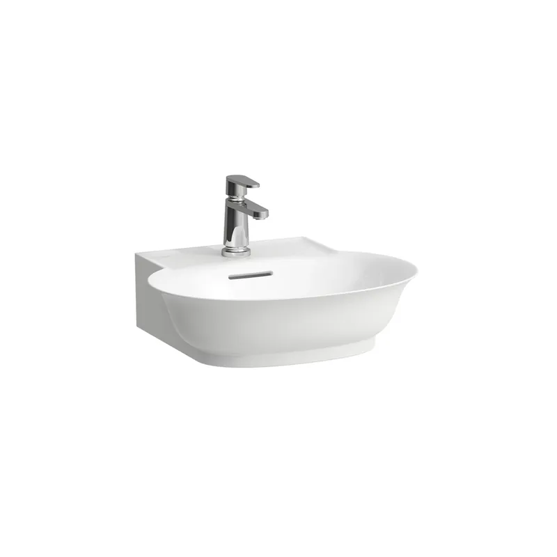 LAUFEN The New Classic Lave-mains à poser, avec trop-plein, US. polie, 1 trou pour robinet, 500x450mm