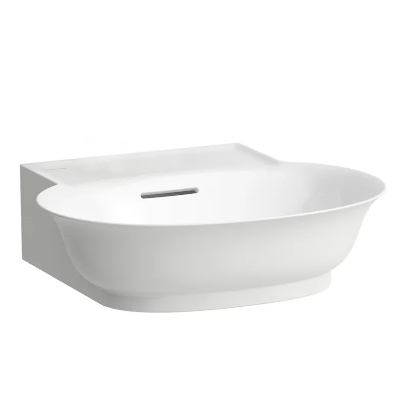LAUFEN The New Classic lave-mains à poser, avec trop-plein, US. polie, sans trou pour robinet, 500x450mm
