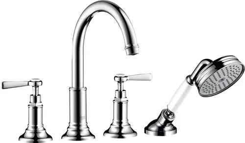 hansgrohe AXOR AXOR Montreux 4 trous pour bordure de carrelage, béqu‘illes, projection 196mm