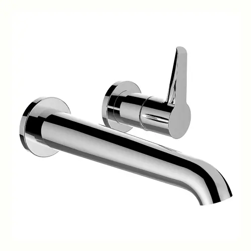 LAUFEN PURE Mitigeur monocommandé à encastrer pour lavabo, bec fixe, saillie 180 mm, sans vidage, chromé