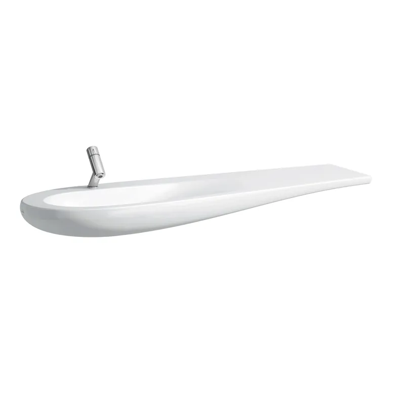 LAUFEN Alessi one Lavabo, encastré, 1 trou de robinetterie au centre, avec trop-plein, 1600x500