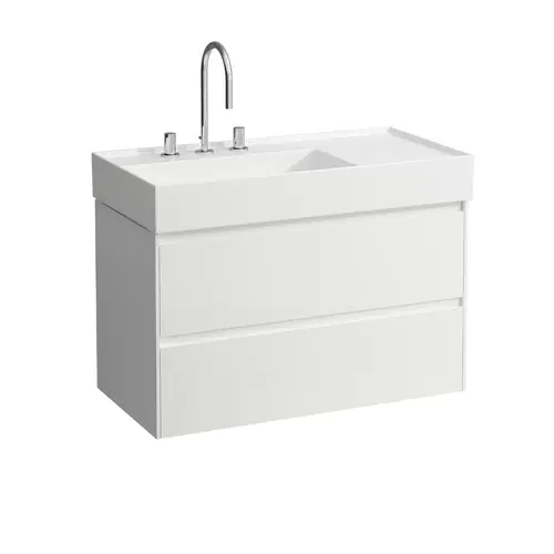 LAUFEN LANI pour Kartell Meuble sous-lavabo, 2 tiroirs, 880x450x515mm, pour H810338