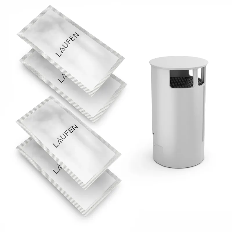 LAUFEN Fonctionnement du filtre Cleanet Odour et du détartrant