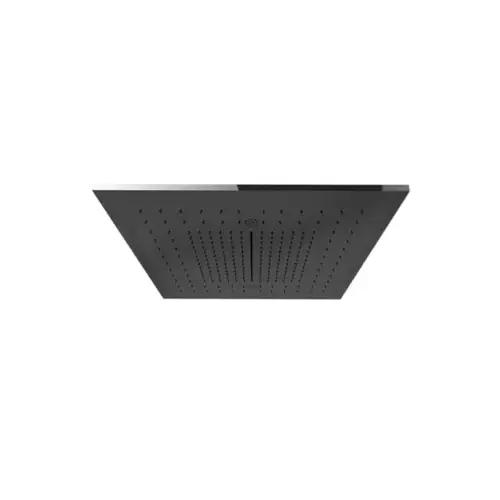 Gessi Afilo, couvercle pour douche de tête 500x500 mm, type de jet pluie/courant/brouillard, doit être commandé séparément