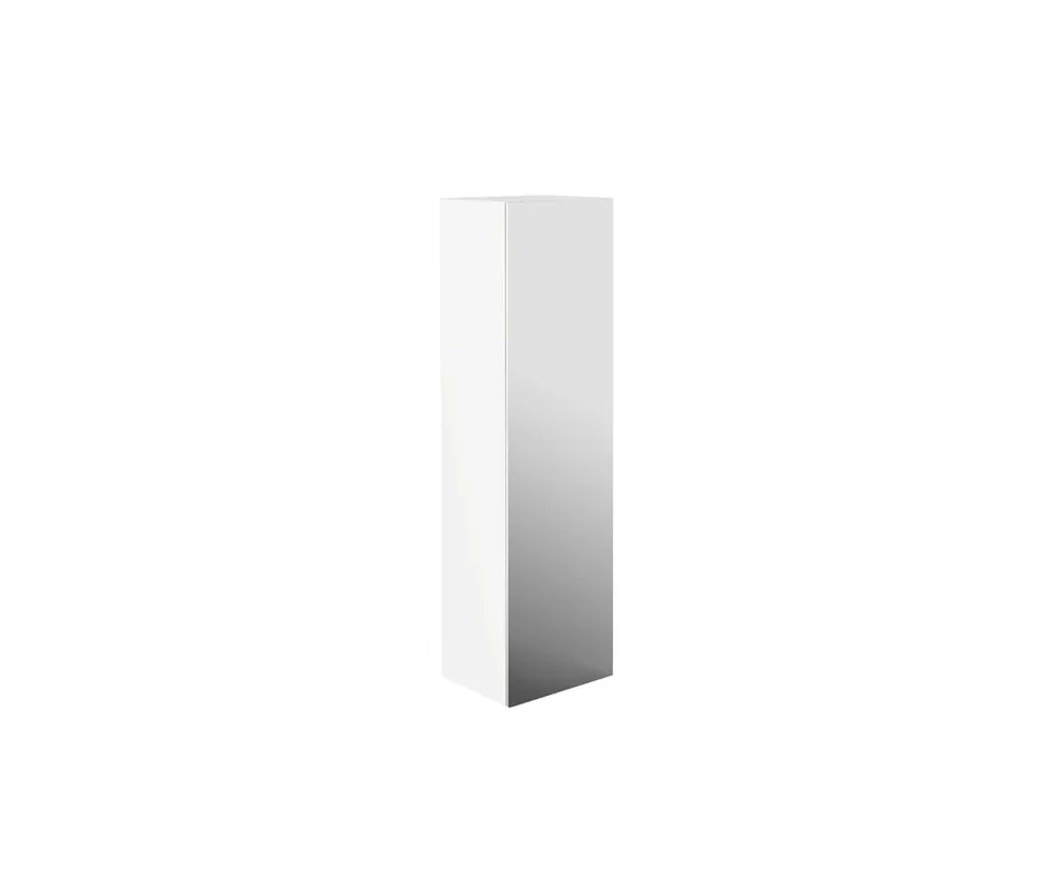emco evo Armoire haute, 1500mm, miroir double, ferrure Tip-on, 4 étagères en verre, éclairage LED à l‘intérieur