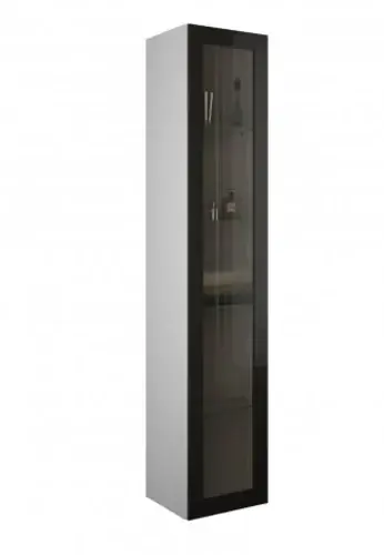 burgbad Yumo Armoire haute, charnière à gauche, 1 porte, largeur 350mm, poignée G0179