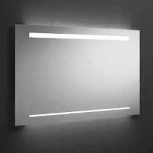 Miroir lumineux burgbad Yumo avec éclairage LED horizontal, largeur 1000mm