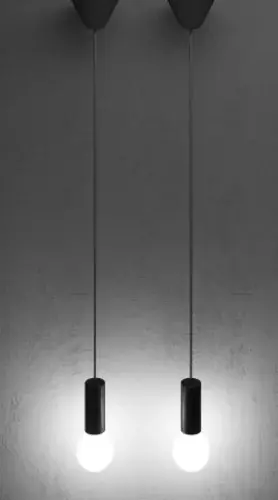 Jeu de luminaires burgbad Mya pour raccordement au plafond ACEM010, boîtier chêne gris foncé / anthracite