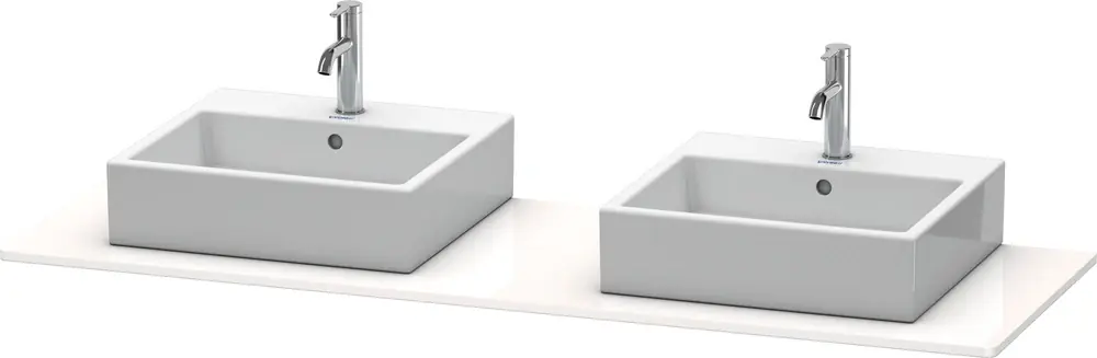Console Duravit XSquare, 2 découpes, 1600x16x550mm